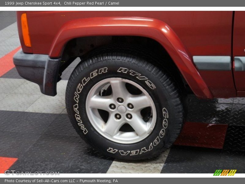 Chili Pepper Red Pearl / Camel 1999 Jeep Cherokee Sport 4x4