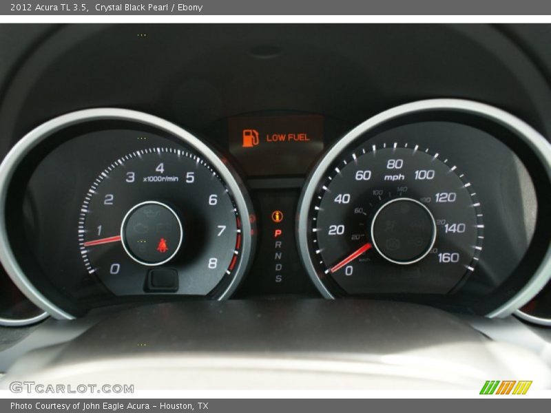 Crystal Black Pearl / Ebony 2012 Acura TL 3.5