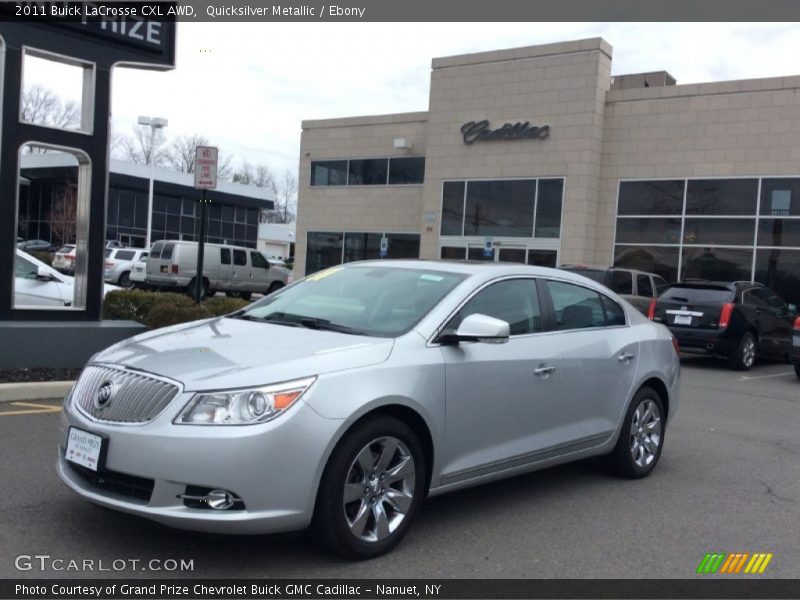 Quicksilver Metallic / Ebony 2011 Buick LaCrosse CXL AWD