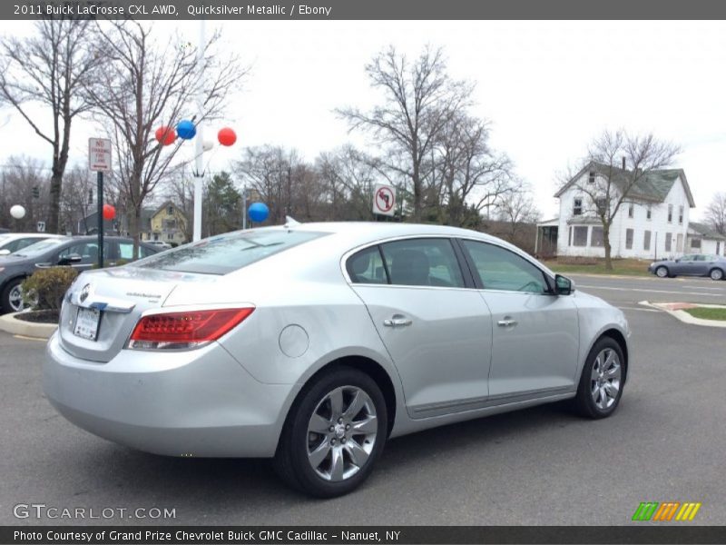 Quicksilver Metallic / Ebony 2011 Buick LaCrosse CXL AWD