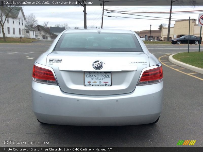 Quicksilver Metallic / Ebony 2011 Buick LaCrosse CXL AWD