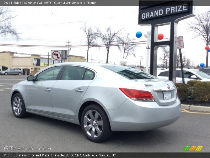 Quicksilver Metallic / Ebony 2011 Buick LaCrosse CXL AWD