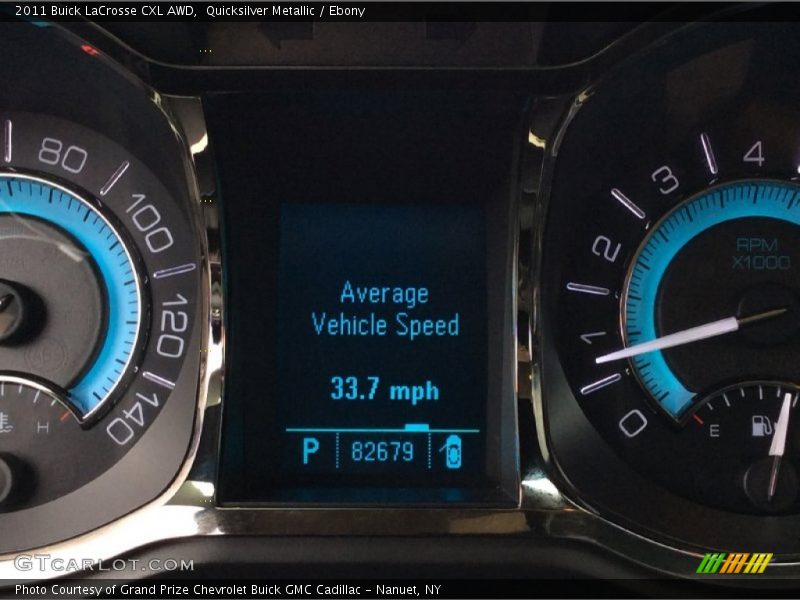Quicksilver Metallic / Ebony 2011 Buick LaCrosse CXL AWD