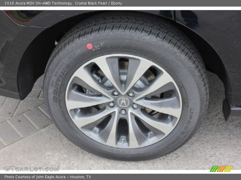 Crystal Black Pearl / Ebony 2016 Acura MDX SH-AWD Technology