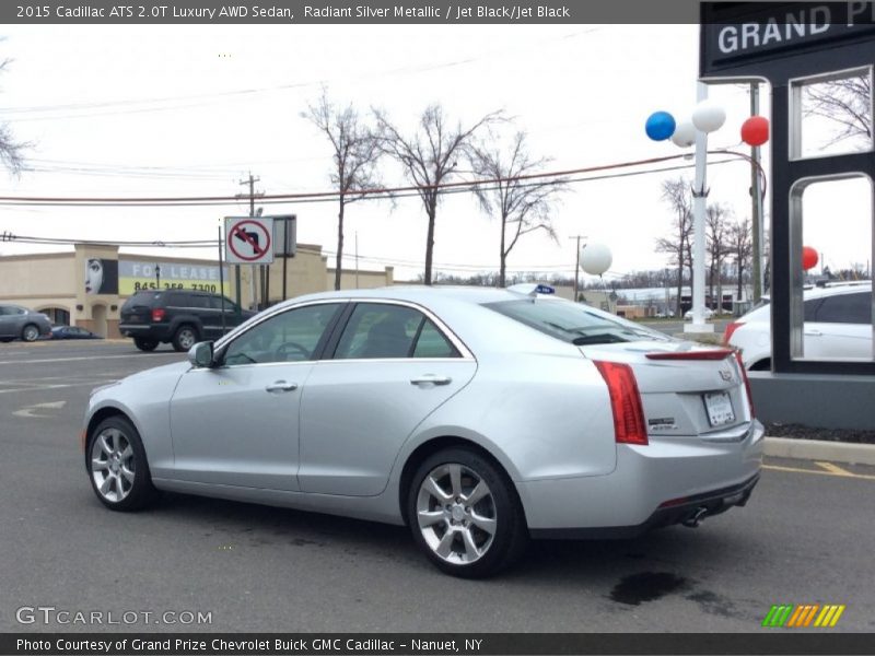 Radiant Silver Metallic / Jet Black/Jet Black 2015 Cadillac ATS 2.0T Luxury AWD Sedan
