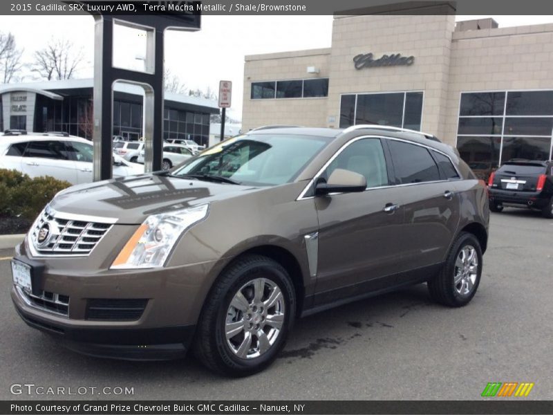 Terra Mocha Metallic / Shale/Brownstone 2015 Cadillac SRX Luxury AWD