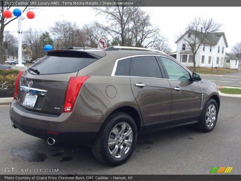 Terra Mocha Metallic / Shale/Brownstone 2015 Cadillac SRX Luxury AWD