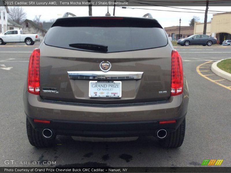 Terra Mocha Metallic / Shale/Brownstone 2015 Cadillac SRX Luxury AWD