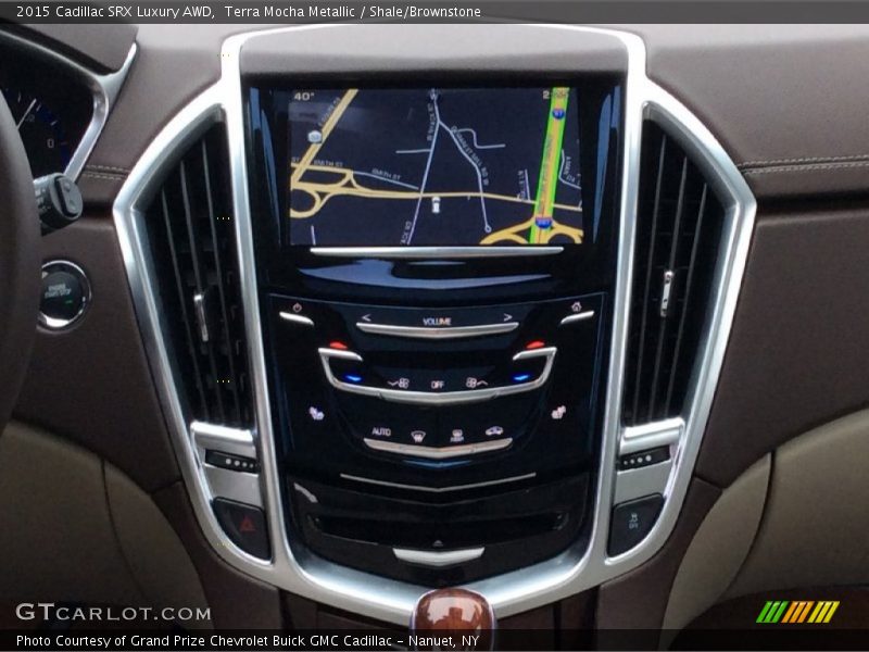 Terra Mocha Metallic / Shale/Brownstone 2015 Cadillac SRX Luxury AWD