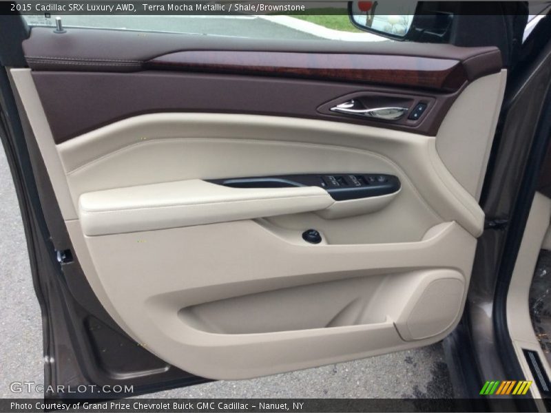 Terra Mocha Metallic / Shale/Brownstone 2015 Cadillac SRX Luxury AWD