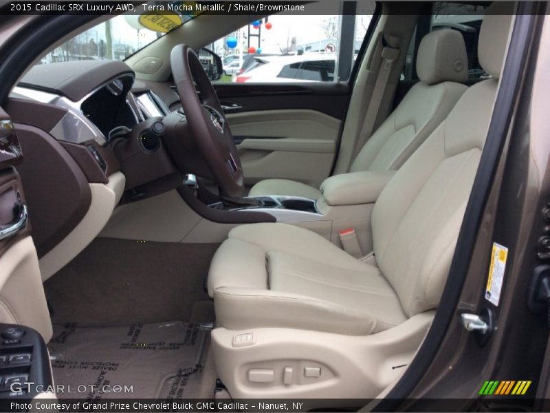 Terra Mocha Metallic / Shale/Brownstone 2015 Cadillac SRX Luxury AWD