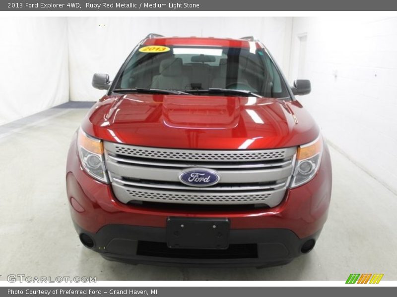 Ruby Red Metallic / Medium Light Stone 2013 Ford Explorer 4WD