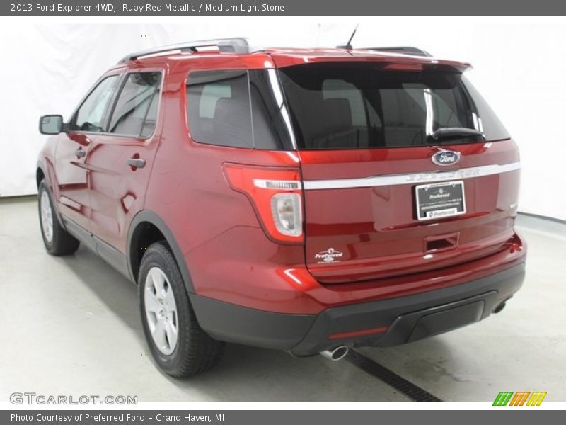 Ruby Red Metallic / Medium Light Stone 2013 Ford Explorer 4WD