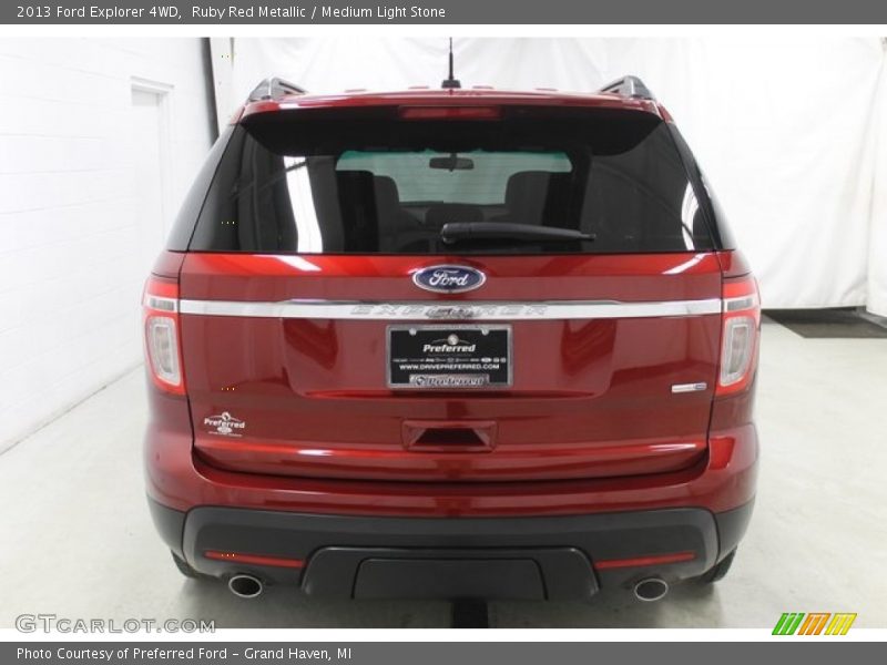 Ruby Red Metallic / Medium Light Stone 2013 Ford Explorer 4WD