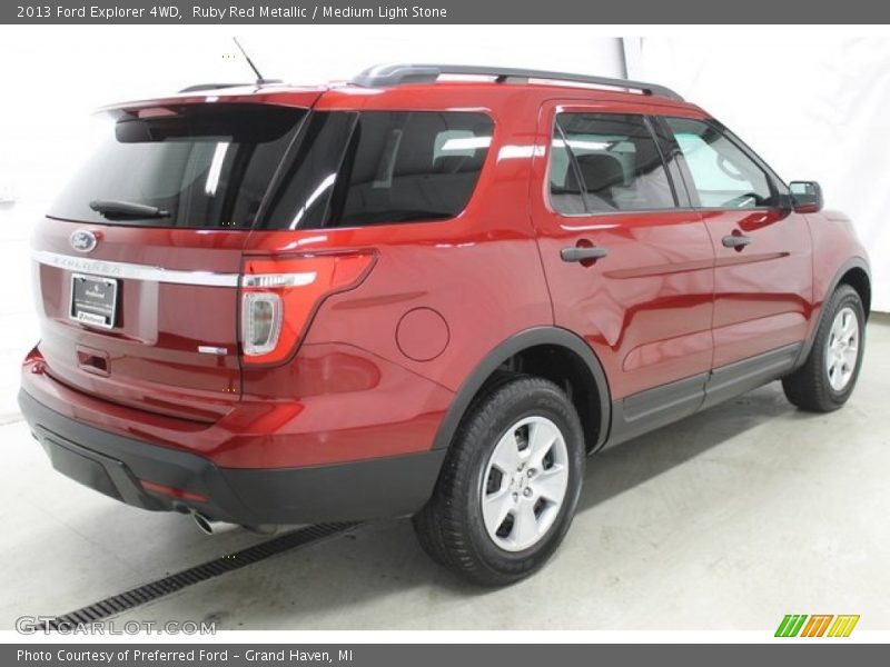 Ruby Red Metallic / Medium Light Stone 2013 Ford Explorer 4WD