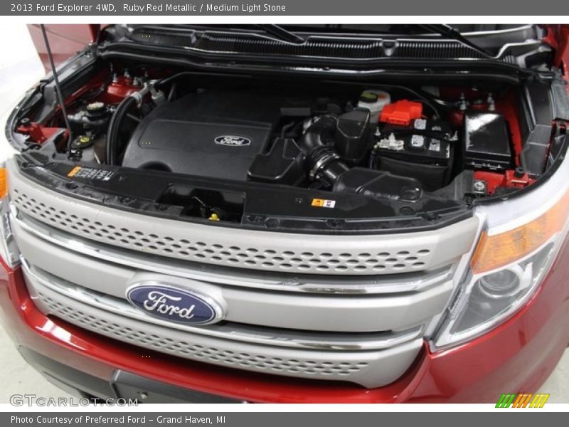 Ruby Red Metallic / Medium Light Stone 2013 Ford Explorer 4WD