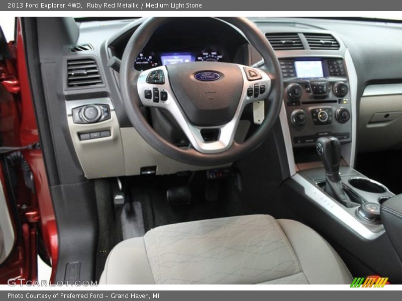Ruby Red Metallic / Medium Light Stone 2013 Ford Explorer 4WD