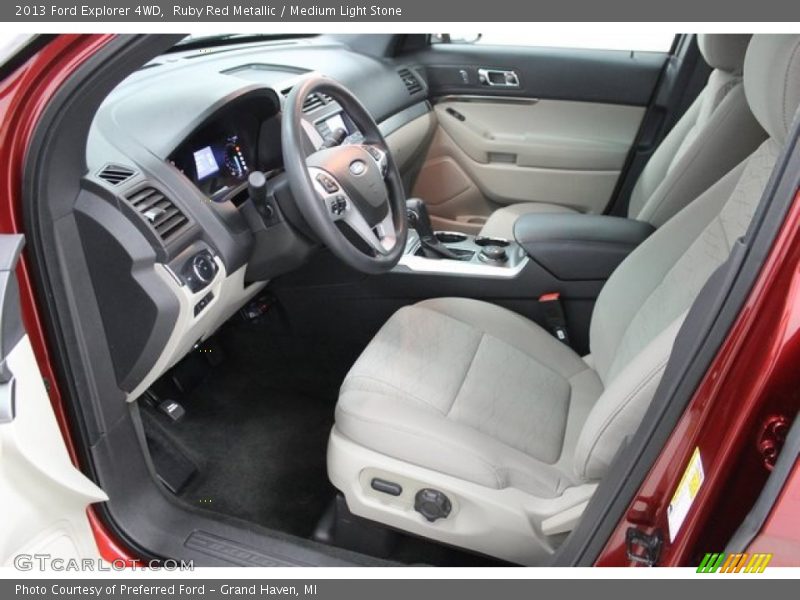  2013 Explorer 4WD Medium Light Stone Interior