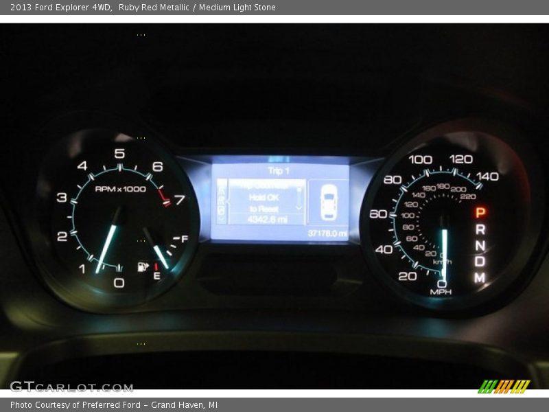 Ruby Red Metallic / Medium Light Stone 2013 Ford Explorer 4WD