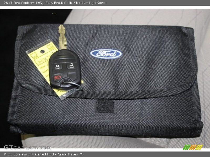 Ruby Red Metallic / Medium Light Stone 2013 Ford Explorer 4WD