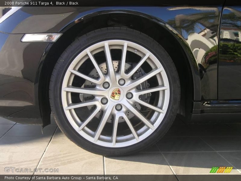 Black / Black 2008 Porsche 911 Targa 4