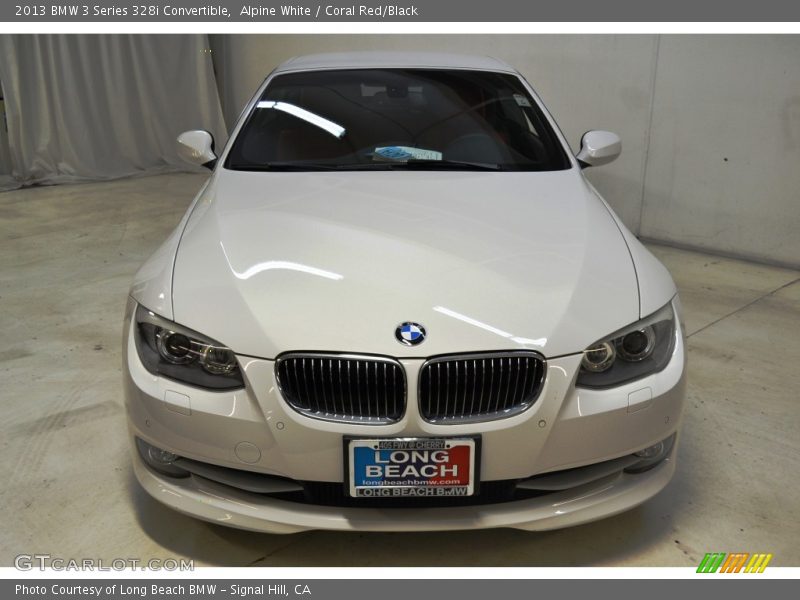 Alpine White / Coral Red/Black 2013 BMW 3 Series 328i Convertible