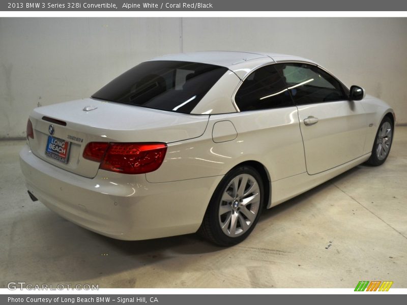 Alpine White / Coral Red/Black 2013 BMW 3 Series 328i Convertible