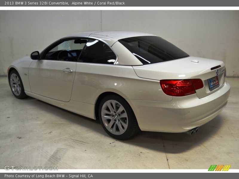 Alpine White / Coral Red/Black 2013 BMW 3 Series 328i Convertible