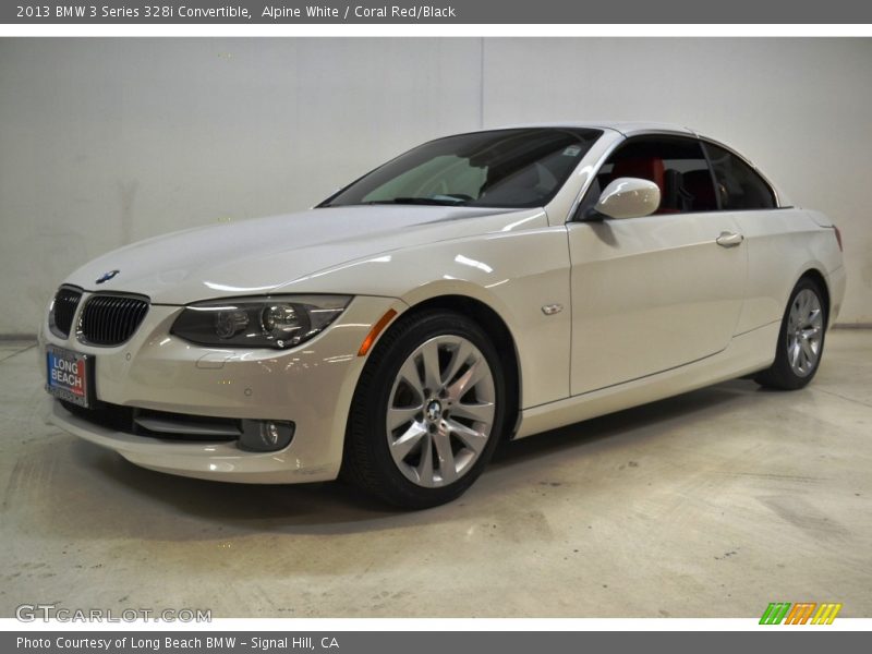 Alpine White / Coral Red/Black 2013 BMW 3 Series 328i Convertible