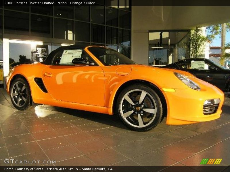 Orange / Black 2008 Porsche Boxster Limited Edition