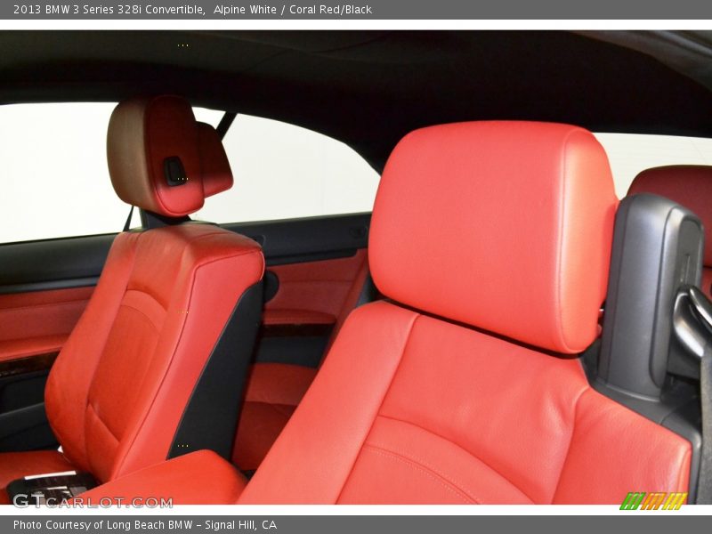 Alpine White / Coral Red/Black 2013 BMW 3 Series 328i Convertible
