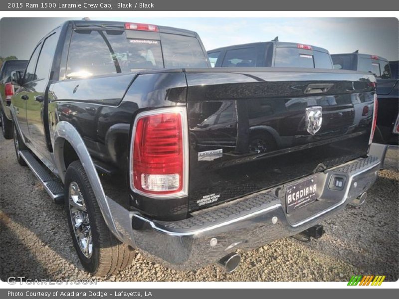 Black / Black 2015 Ram 1500 Laramie Crew Cab