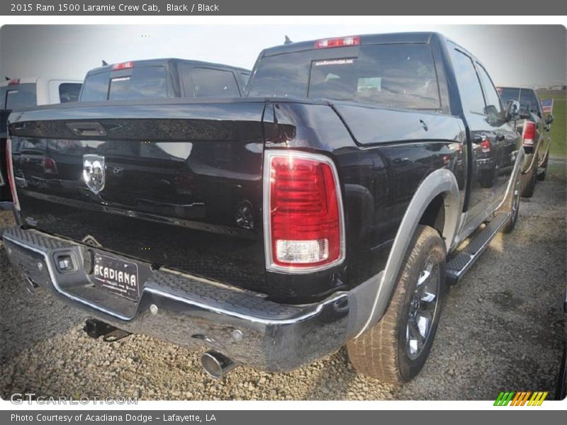 Black / Black 2015 Ram 1500 Laramie Crew Cab