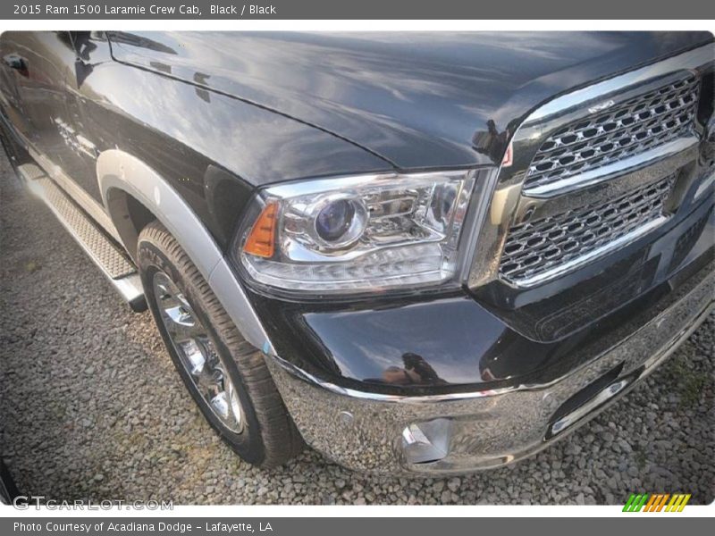 Black / Black 2015 Ram 1500 Laramie Crew Cab