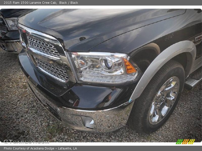 Black / Black 2015 Ram 1500 Laramie Crew Cab