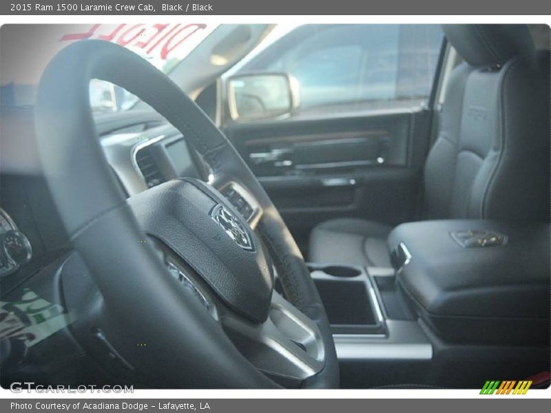 Black / Black 2015 Ram 1500 Laramie Crew Cab