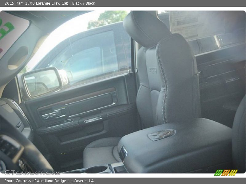 Black / Black 2015 Ram 1500 Laramie Crew Cab