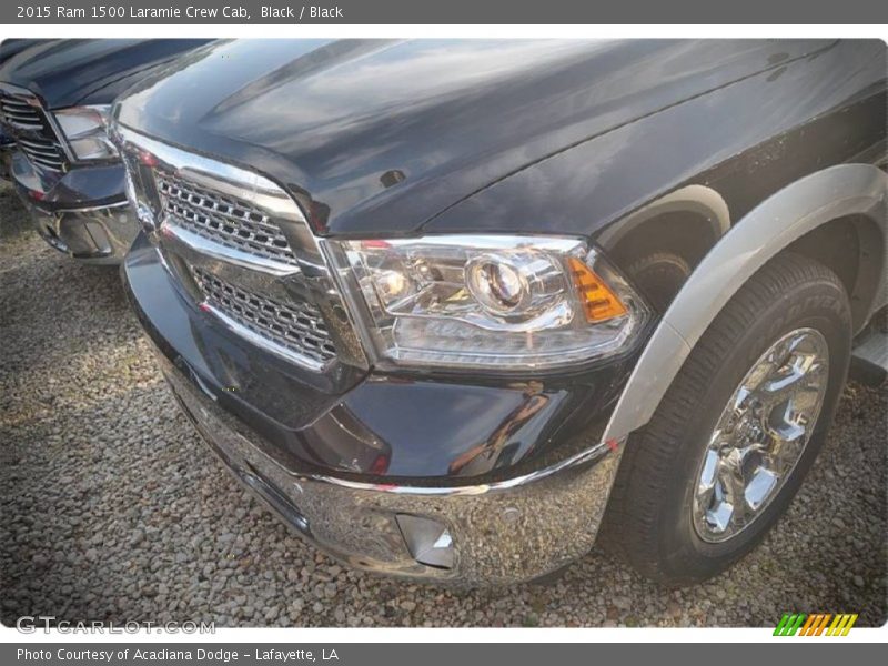 Black / Black 2015 Ram 1500 Laramie Crew Cab