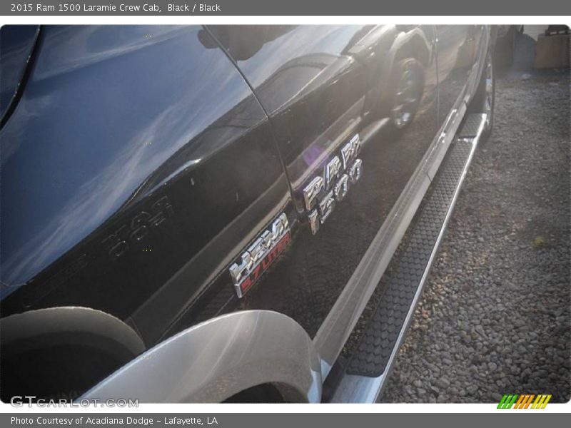 Black / Black 2015 Ram 1500 Laramie Crew Cab