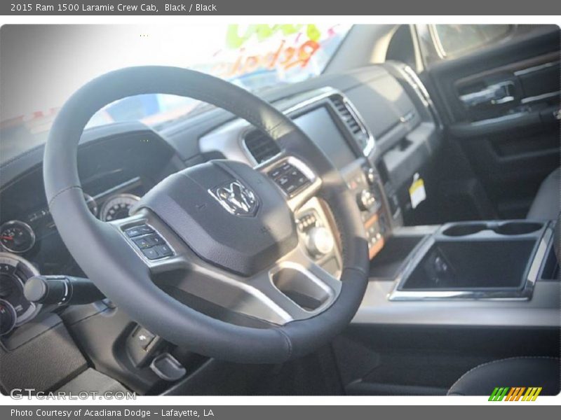 Black / Black 2015 Ram 1500 Laramie Crew Cab