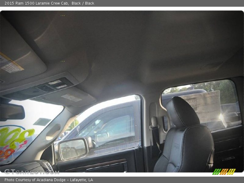 Black / Black 2015 Ram 1500 Laramie Crew Cab