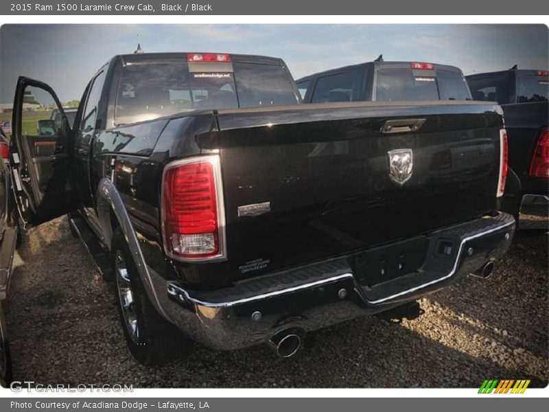 Black / Black 2015 Ram 1500 Laramie Crew Cab