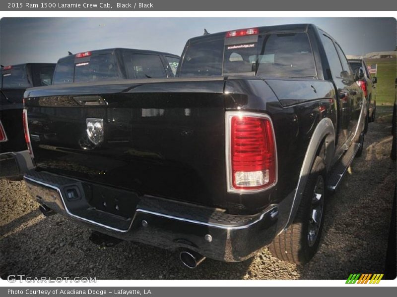 Black / Black 2015 Ram 1500 Laramie Crew Cab
