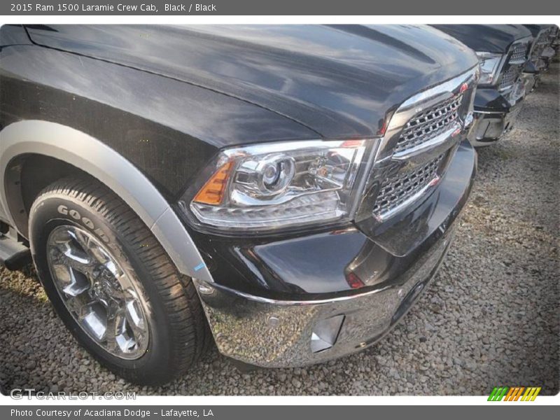 Black / Black 2015 Ram 1500 Laramie Crew Cab
