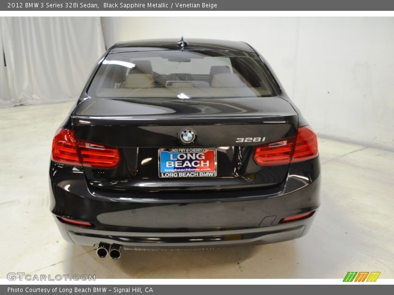 Black Sapphire Metallic / Venetian Beige 2012 BMW 3 Series 328i Sedan
