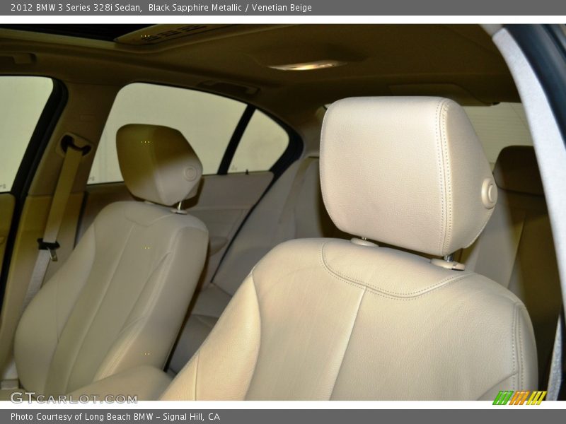 Black Sapphire Metallic / Venetian Beige 2012 BMW 3 Series 328i Sedan