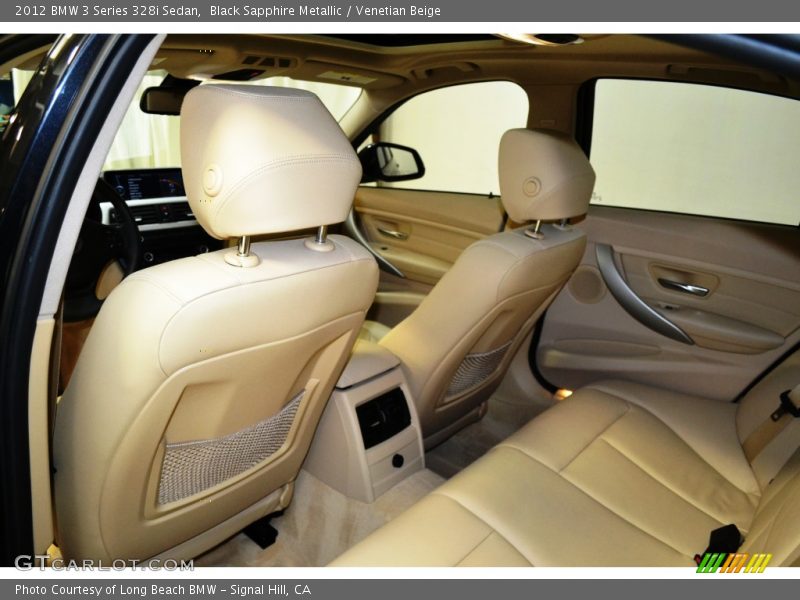 Black Sapphire Metallic / Venetian Beige 2012 BMW 3 Series 328i Sedan