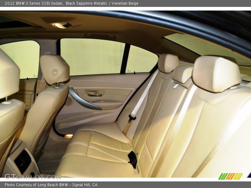 Black Sapphire Metallic / Venetian Beige 2012 BMW 3 Series 328i Sedan