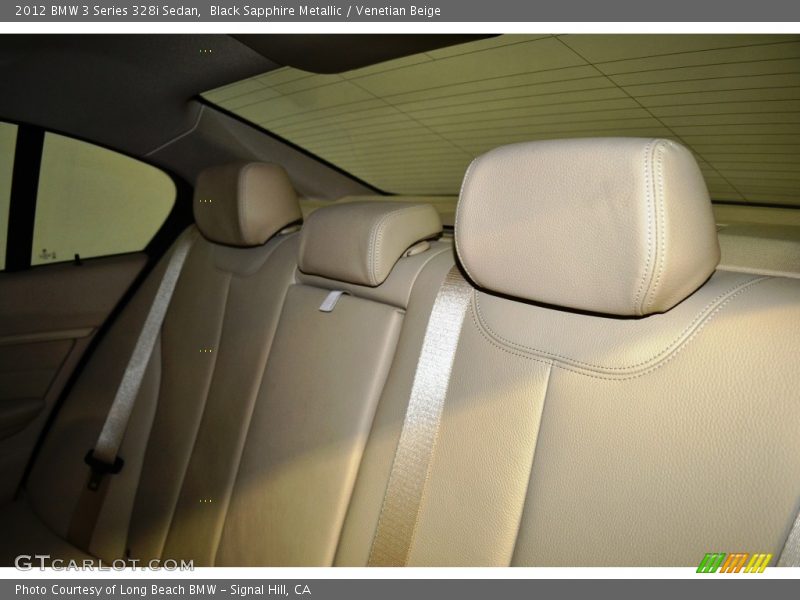 Black Sapphire Metallic / Venetian Beige 2012 BMW 3 Series 328i Sedan