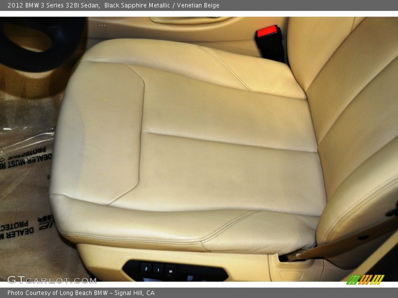 Black Sapphire Metallic / Venetian Beige 2012 BMW 3 Series 328i Sedan